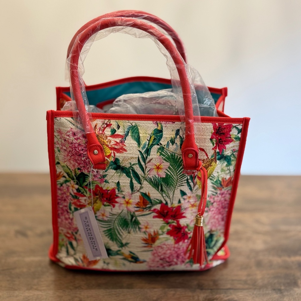 Stephanie Johnson Tropical Designer Tahiti Tote NEW
